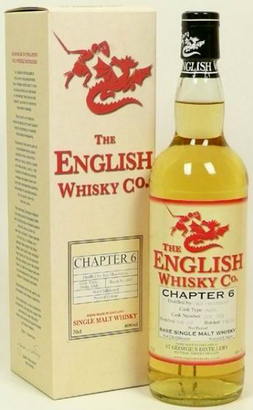 The English Whisky Co. 3yo 20072010 Chapter 6 (46%, OB, First Fill American Bourbon Casks #001-011)